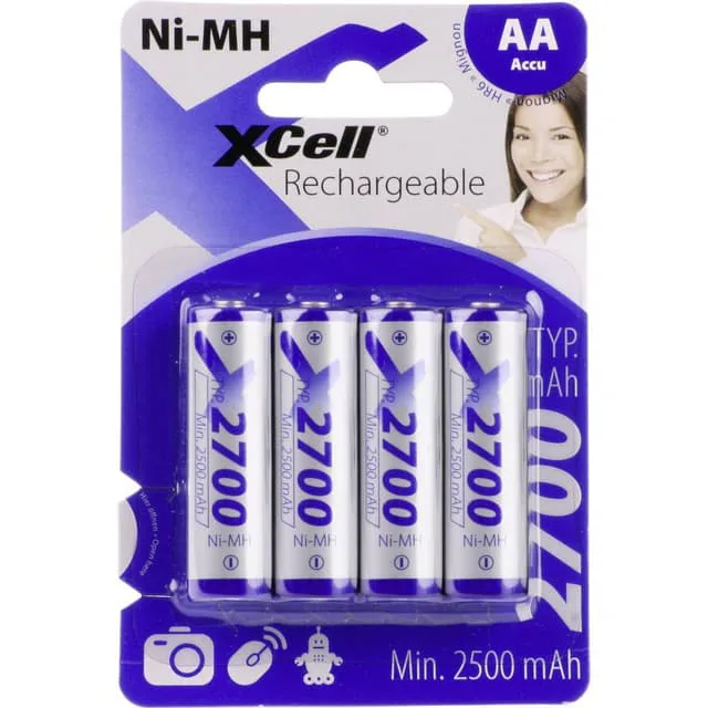 XCell 118740 husholdningsbatteri Genopladeligt batteri AA Nikkel-Metalhydrid (NiMH)