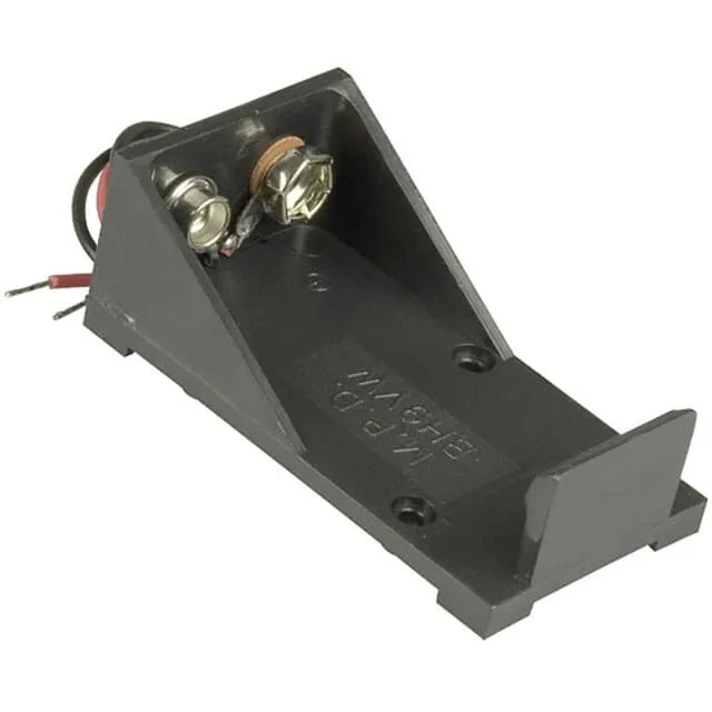 MPD BH9VW Batterihållare 1x 9 V blockbatteri Kabel