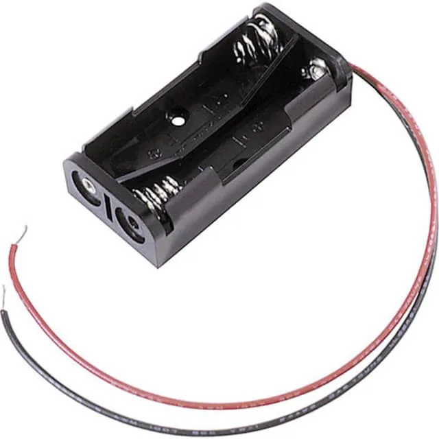 MPD BH2AAAW Batterihållare 2x AAA (R03) Kabel