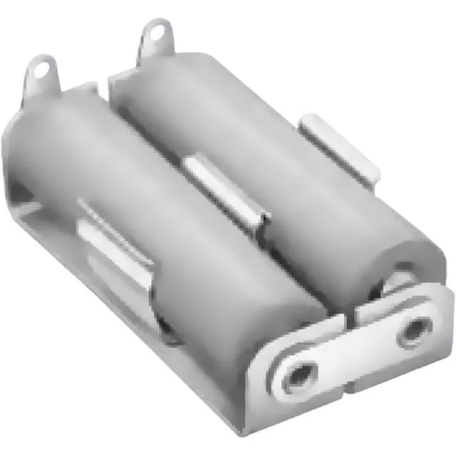 Keystone 146 Batterihållare 2x AA (R6) Lödanslutning