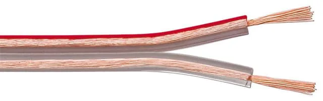 Goobay Högtalarkabel transparent CU 50 m rulle