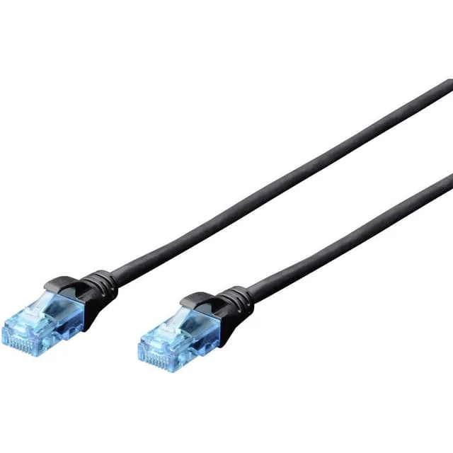 Digitus DK-1512-010/BL RJ45 Nätverk Anslutningskabel