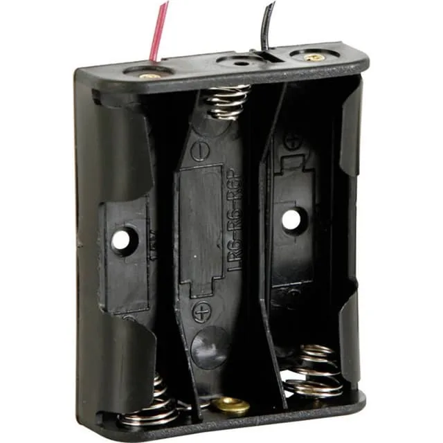 Velleman BH331A Batterihållare 3x AA (R6), kabel 58 cm