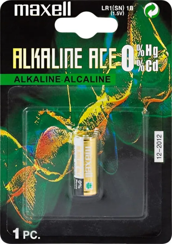 Maxell batterier, SN (LR1)