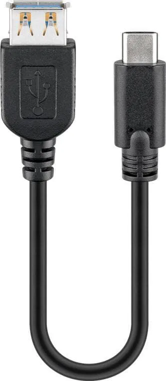 Goobay Synkronisera och ladda Super Speed ​​USB-C™ till USB A 3.0 förl