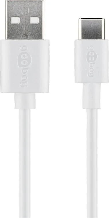 USB-C™ laddnings- och synkroniseringskabel (USB-A > USB-C™)