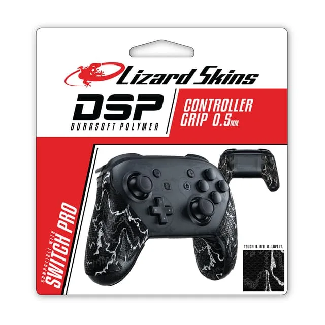 Lizard Skins DSP Controller Grip för Switch Pro, svart camo