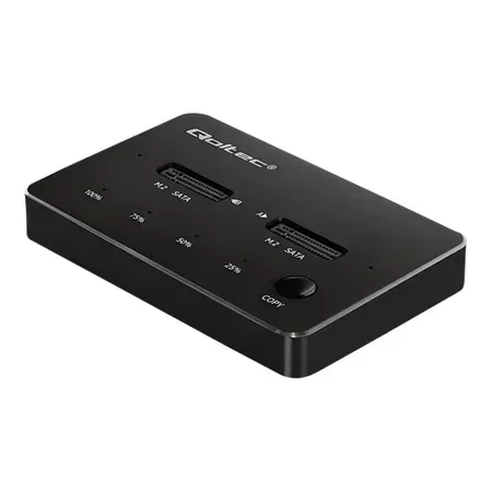 Qoltec - SSD-dockningsstation - NGFF - M.2 Card / SATA 6Gb/s