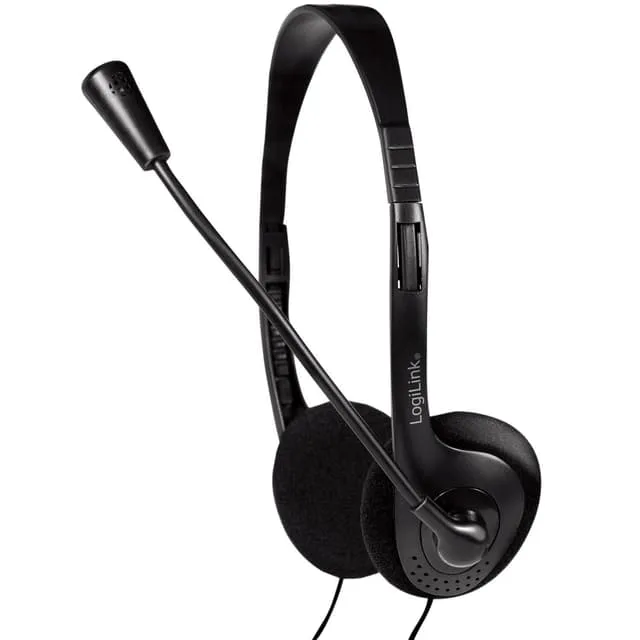 LogiLink HS0052 hovedtelefoner/headset Ledningsført Kontor/Callcenter