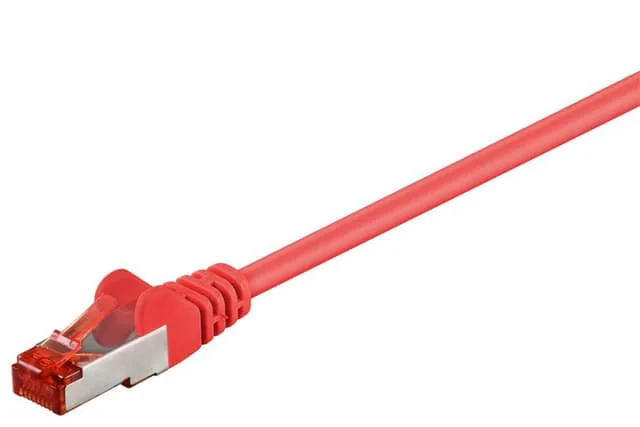 Goobay Patchkabel CAT 6, S/FTP (PiMF), röd, 5 m