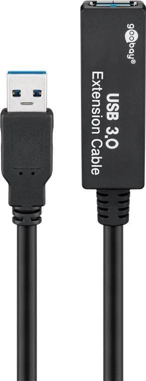 goobay Aktiv USB 3.0-förlängningskabel