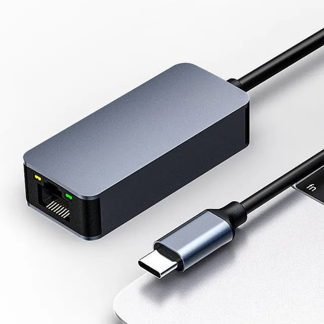 Nördic USB-C till 2,5 Gbps LAN-adapter för Thunderbolt 3/4, aluminium
