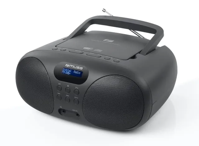 Muse MD-208 DB bärbar radio DAB+ FM CD, svart