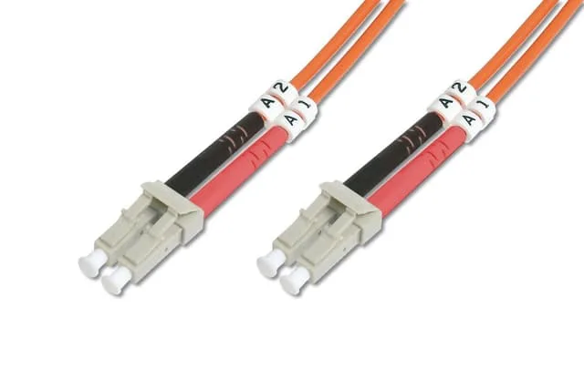 Digitus FO patchkabel, duplex, LC till LC MM OM2 50/125 µ, 1 m
