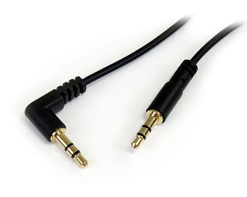 StarTech.com 30 cm Slim 3,5 mm till högervinklad stereoaudiokabel