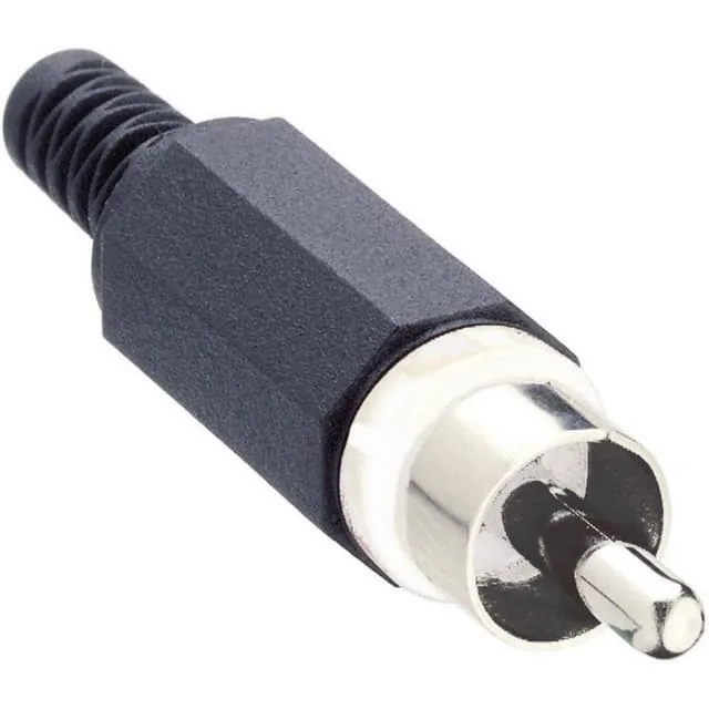 Lumberg XSTO 1-WH RCA-kontakt, hane rak