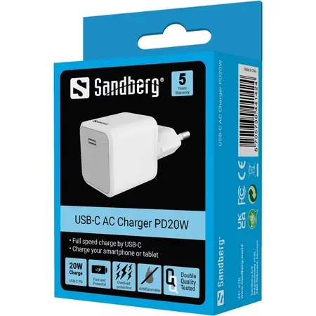 Sandberg strömadapter - 24 pin USB-C