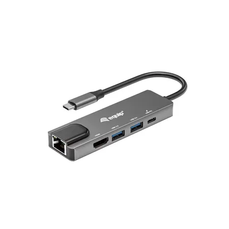 Equip Dock USB-C->HDMI,Gigabit LAN,2xUSB3.0,100WPD 0,25m