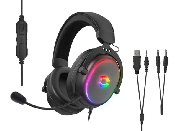 Speedlink CONUX RGB stereoheadset för spel, svart
