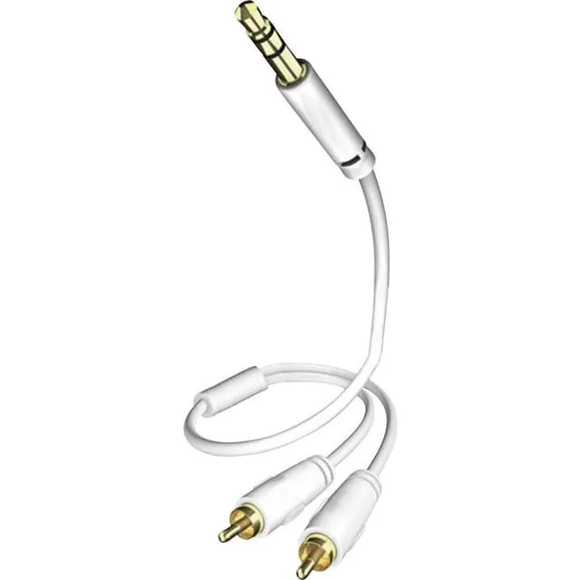 Inakustik RCA / Teleplugg Audio Anslutningskabel [2x]