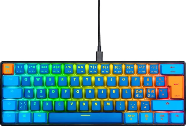 NOS C-450 Mini PRO RGB gaming tangentbord (jazz)