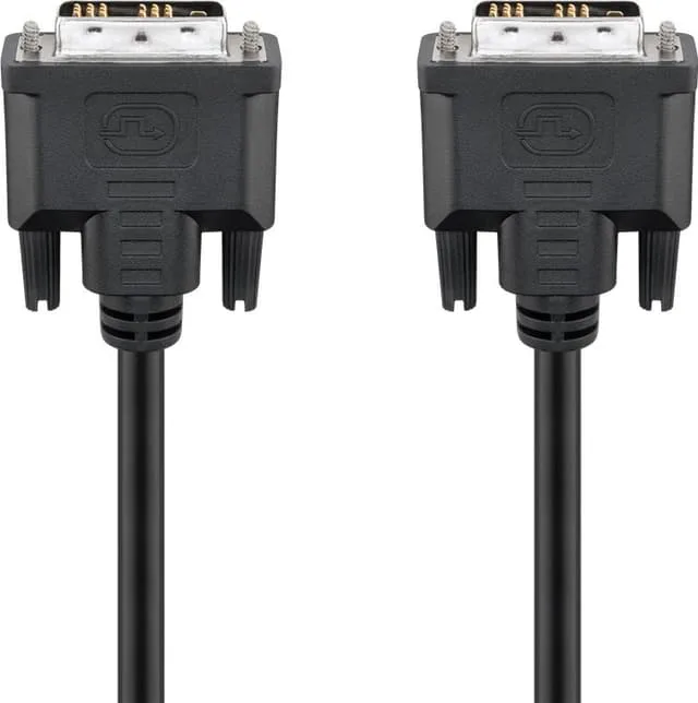 DVI-D Full HD-kabel Single Link, förnicklad