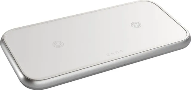 Zens Aluminium Dual trådlös laddare
