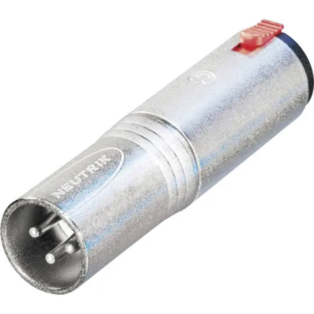 Neutrik NA3MJ XLR-adapter XLR-hankontakt