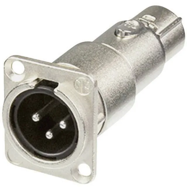 NeutrikNA3MDF;XLR-adapterXLR-hankontakt(De–i) XLR-honkontakt1 st