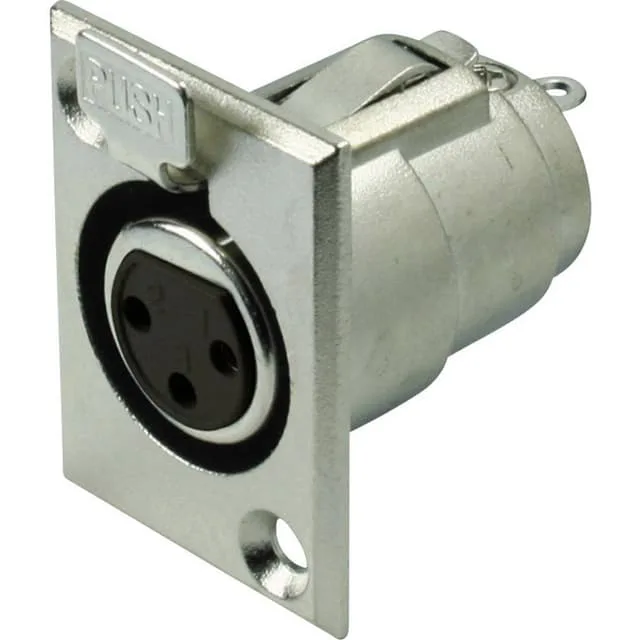 Kash 55021 KASH XLR-kontakter Flänsanslutning