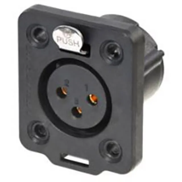 Neutrik NC3FDX-TOP XLR-kontakter Hona inbyggd