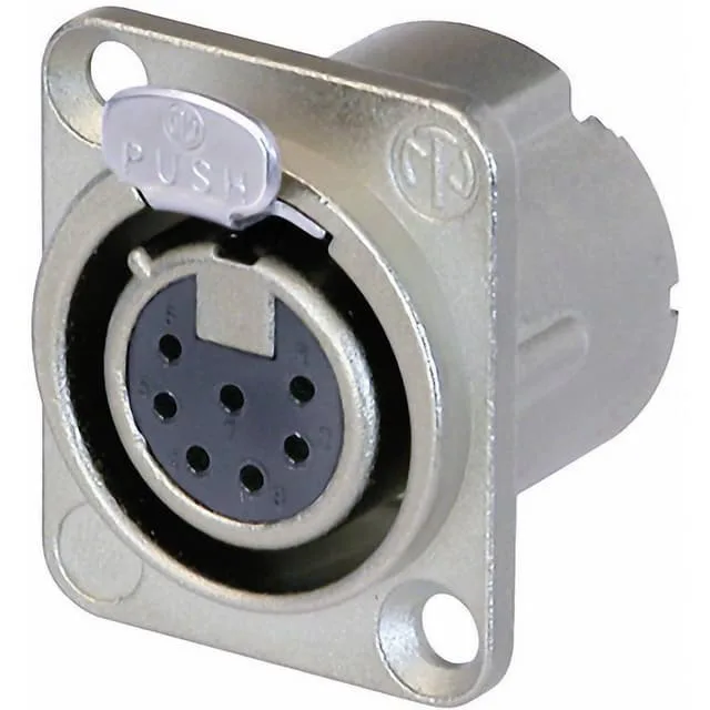 Neutrik NC7FD-LX NC7FD-LX XLR-kontakter Flänsanslutning