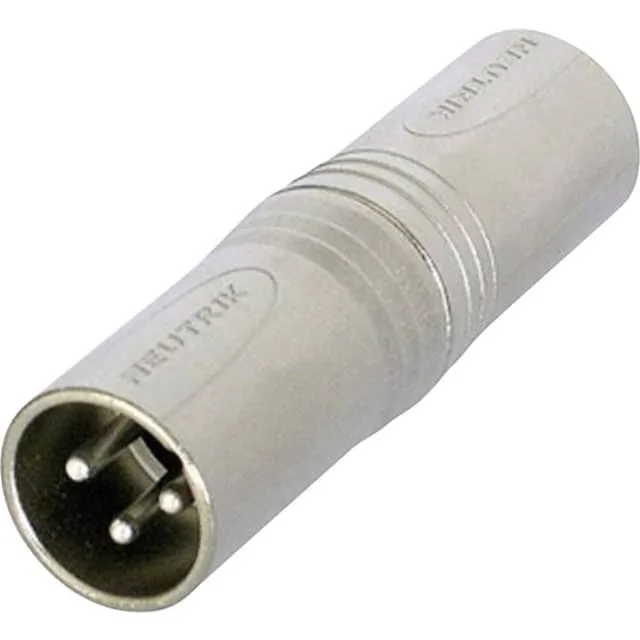 Neutrik NA3MM XLR-adapter, hane till hane