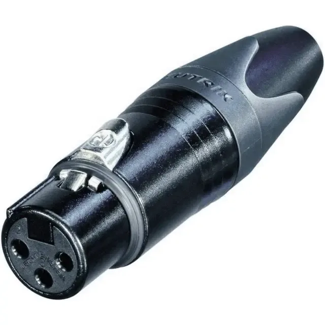 Neutrik NC3FXX-BAG XLR-kontakt, hona rak
