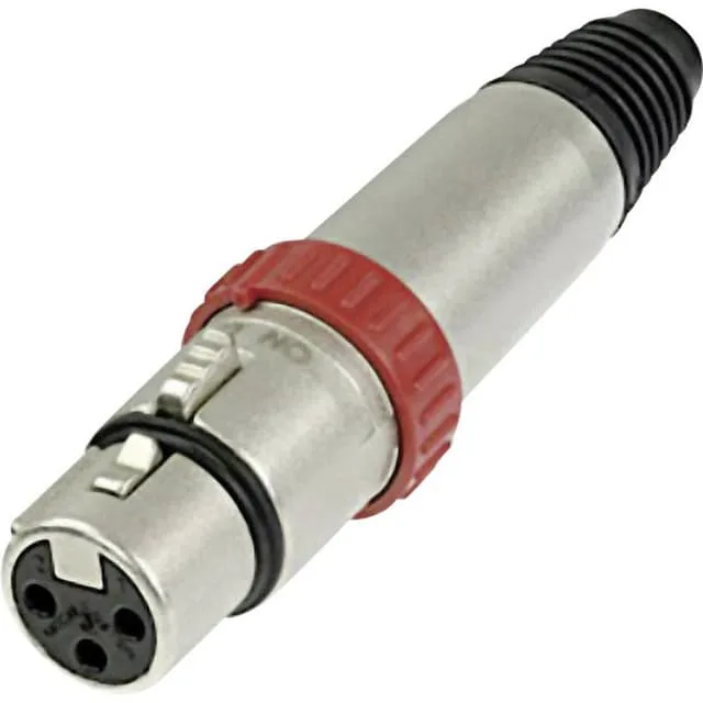 Neutrik NC3FXS XLR-kontakter Hona rak Antal poler: 3