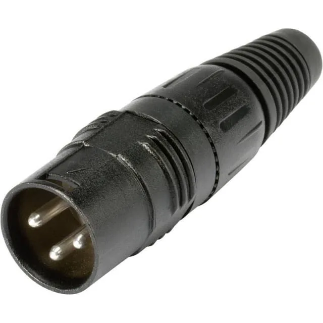 Hicon HI-X3MT XLR-kontakter Kontakt hane rak