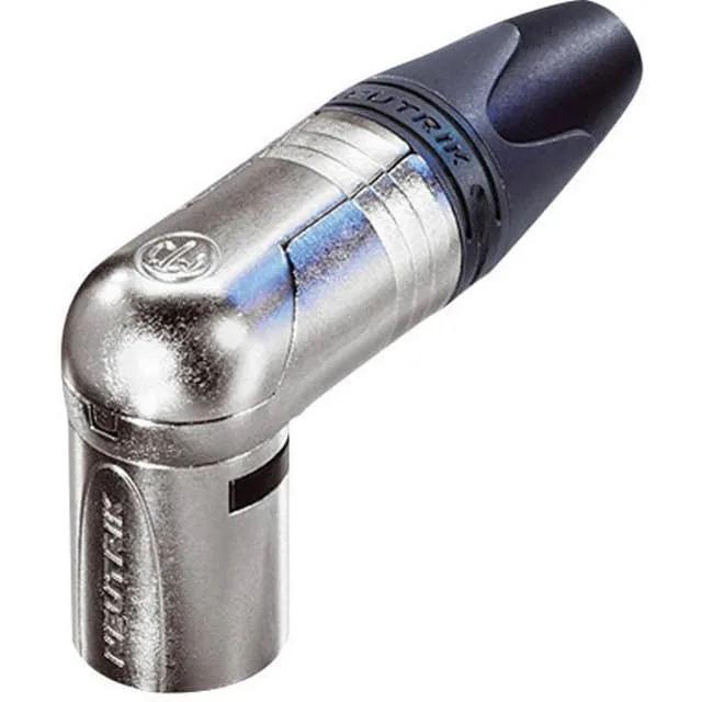 Neutrik NC3MRX XLR-kontakt, hane vinklad