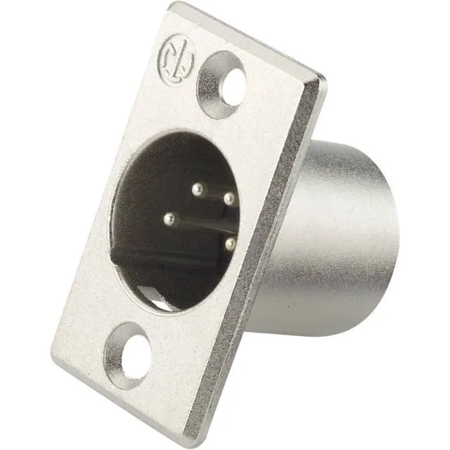 Neutrik NC4MP XLR-kontakter Flänsstickkontakt rak