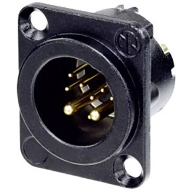 Neutrik NC10MD-LX-B-CON XLR-kontakter Flänsstickkontakt