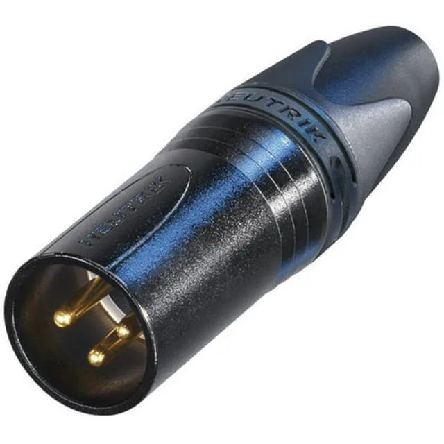 Neutrik NC3MXX-B hane 3 stift XLR linje plugg