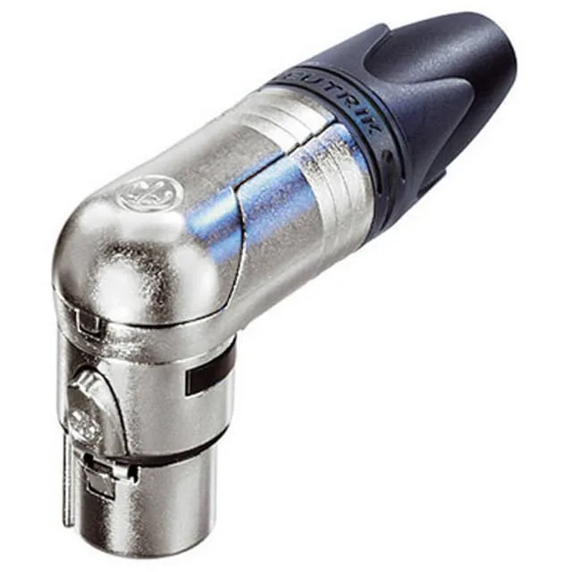 Neutrik NC5FRX – kabelkontakter (XLR, aluminium, svart, silver, IP40, 1 mm², 1 500 V)