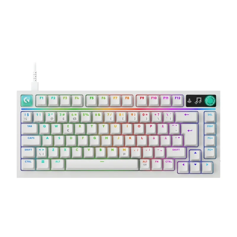 Logitech G G316 X 75 gamingtangentbord (vit)