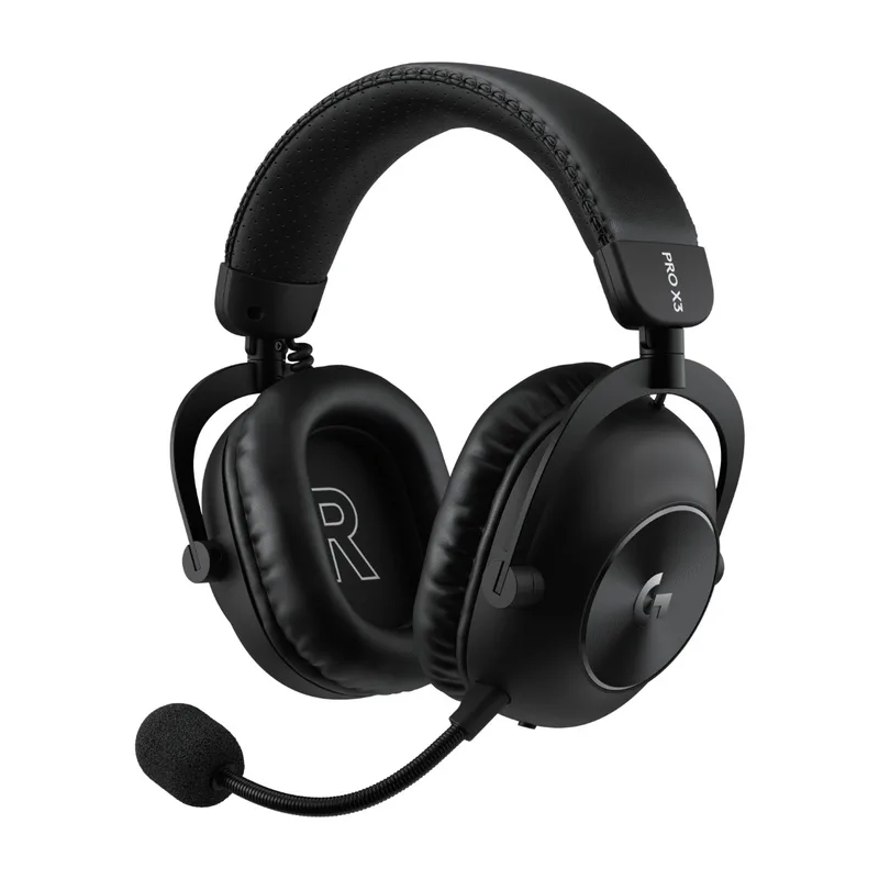 Logitech G PRO X3 LIGHTSPEED trådlöst gamingheadset, svart