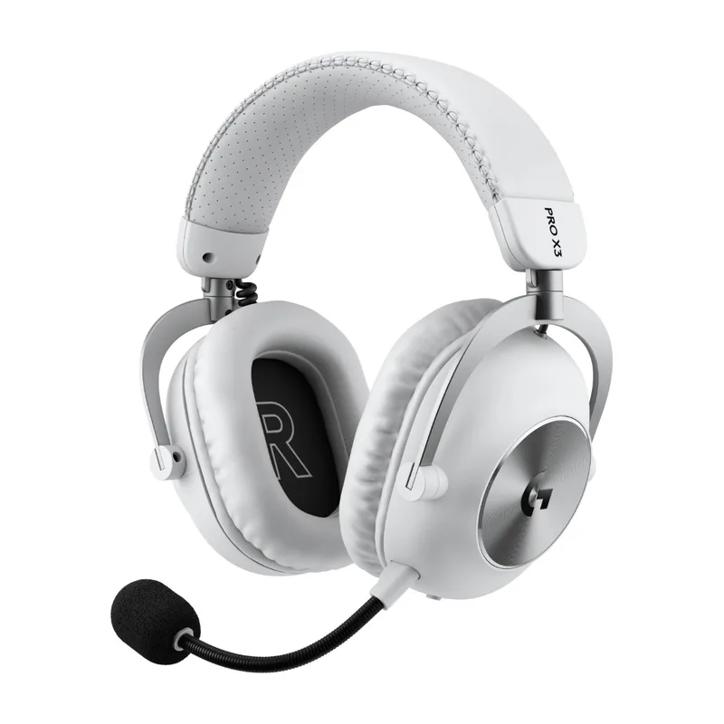 Logitech G PRO X3 LIGHTSPEED trådlöst gamingheadset, vitt