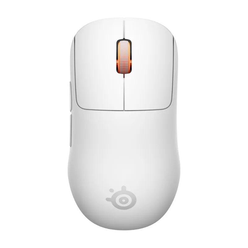 SteelSeries Sensei Pro trådlös gamingmus, vit