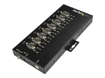 StarTech.com Industriell USB till RS-232/422/485 seriell adapter med 8 portar