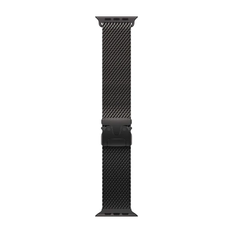 Apple Watch 49 mm Milanesisk loop L, svart titan