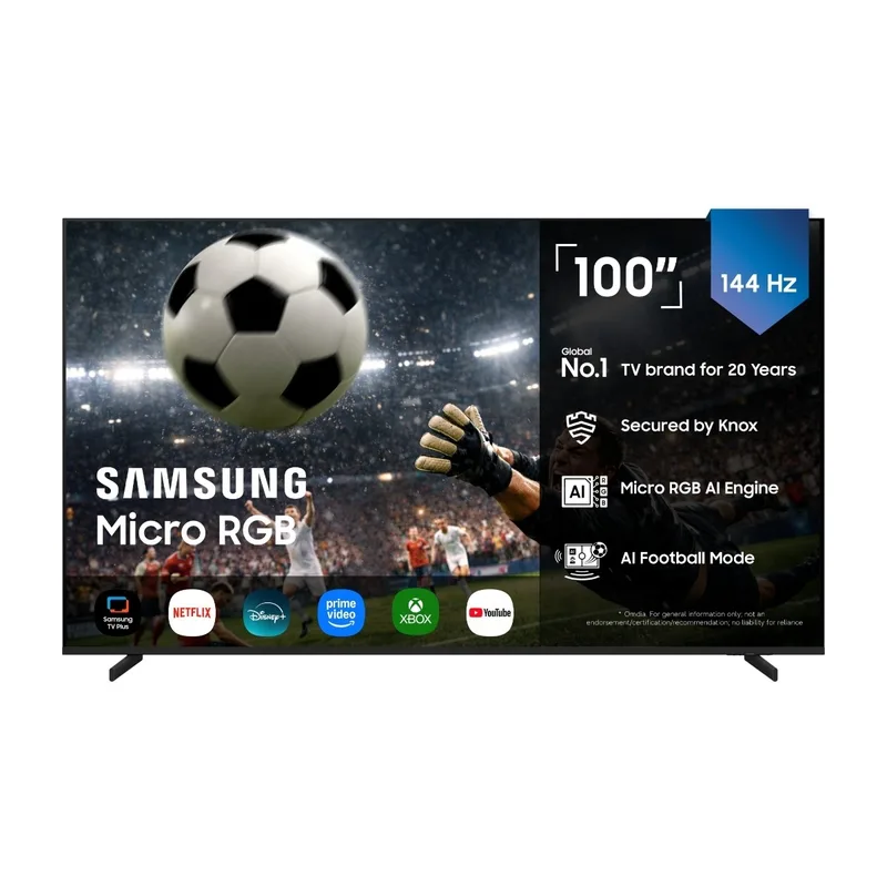 Samsung TMR100R85HUXXC 100" 4K Micro RGB Smart TV (2026)