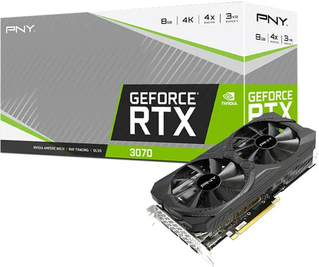 PNY GeForce RTX™ 3070 8GB UPRISING Dual