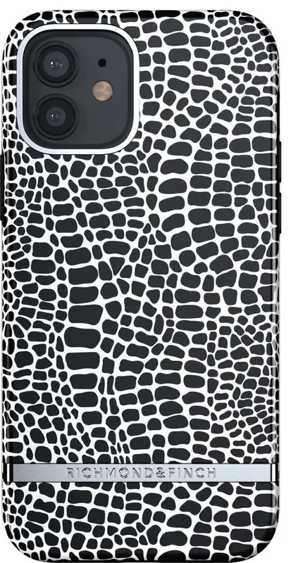 R&F telefonfodral för iPhone 12/12 Pro (black croc)